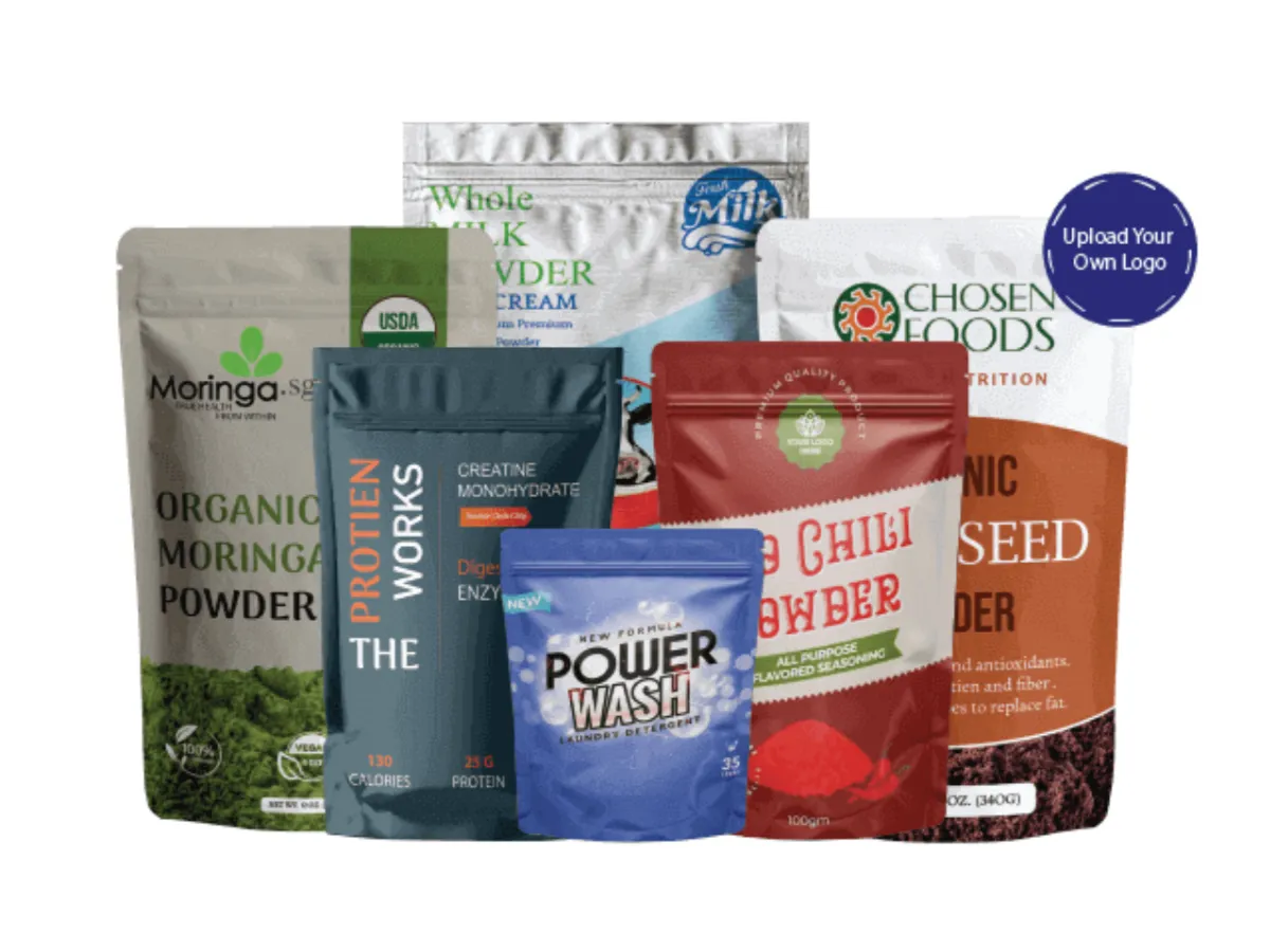 11.Flexible Packaging Supplier for Powder Packaging Pouches