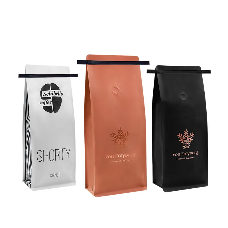 3.Custom Coffee Bags with Special Features, Tin-Tie Bags