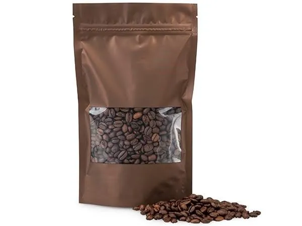 4.Custom Coffee Bags with Special Features, Clear Window Bags