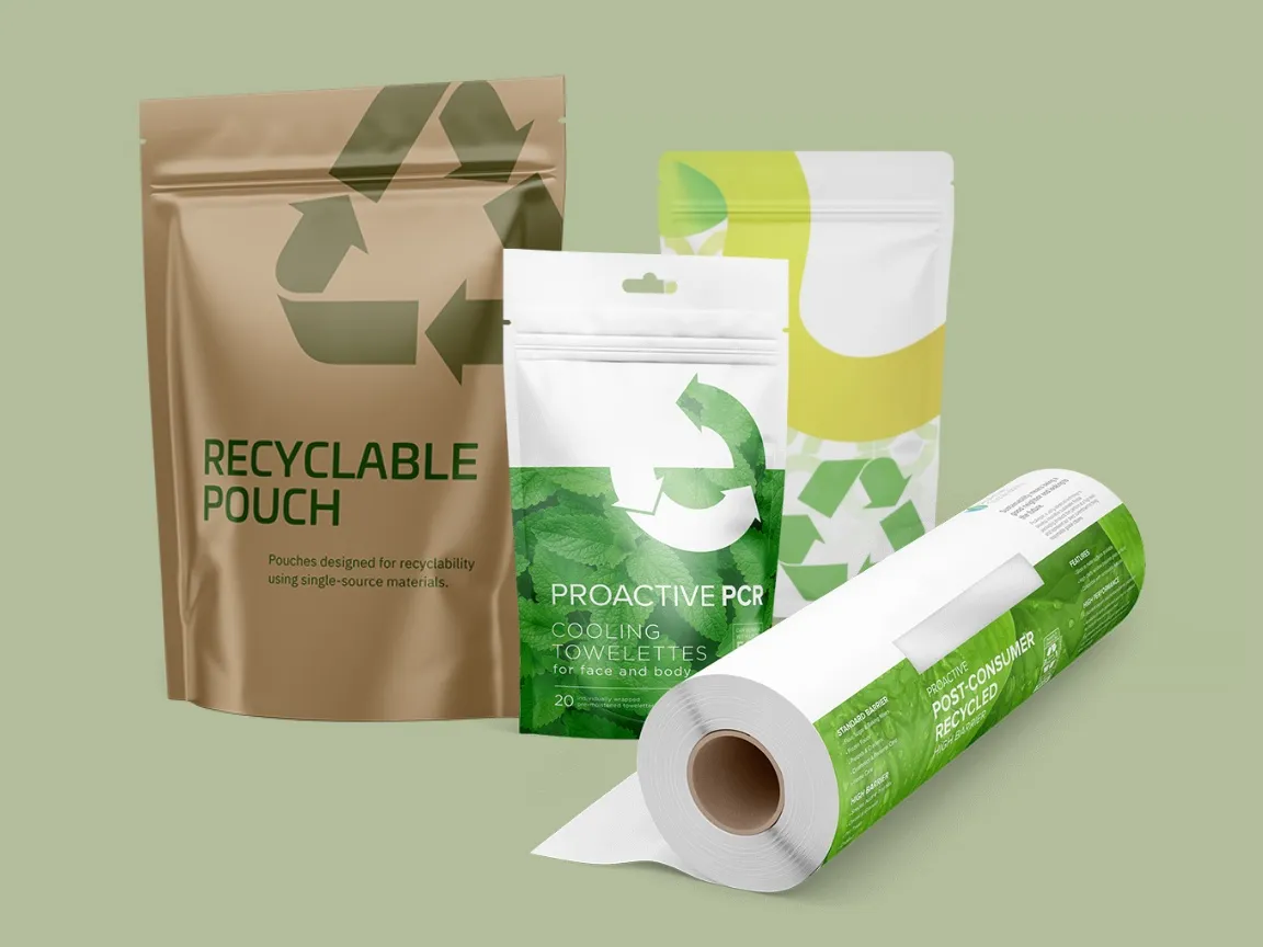 4.Solución personalizada de envases flexibles sostenibles， Envases flexibles reciclables