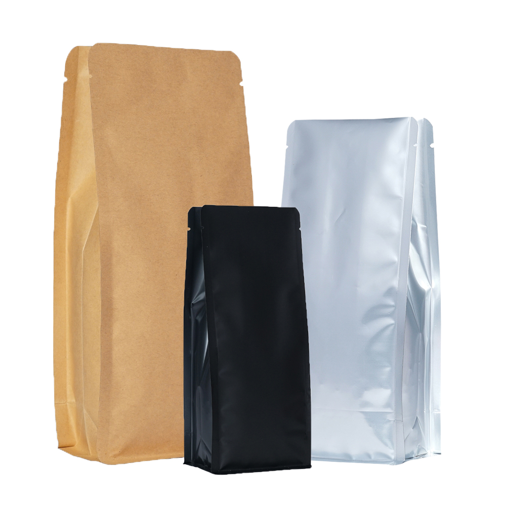 Custom Flat Bottom Pouch, Structure and Shape-1