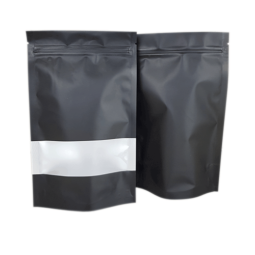 custom stand up pouches with window