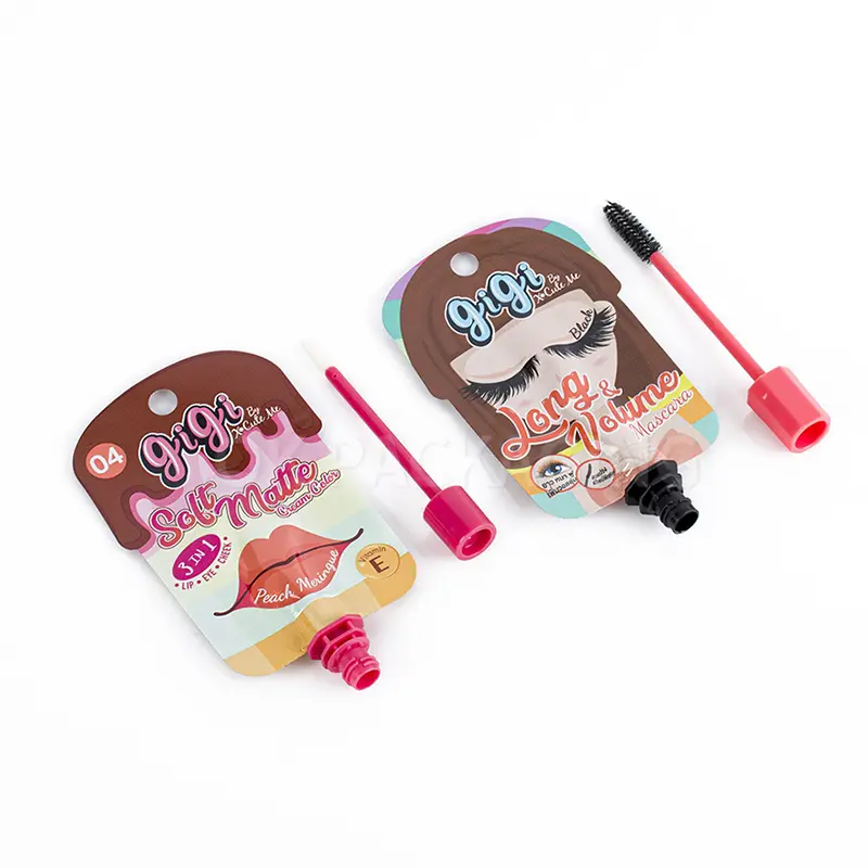 Custom Cosmetic Packaging Pouches for Lipstick