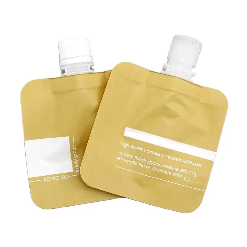 Custom Cosmetic Packaging Pouches with Eco-friendly Materials