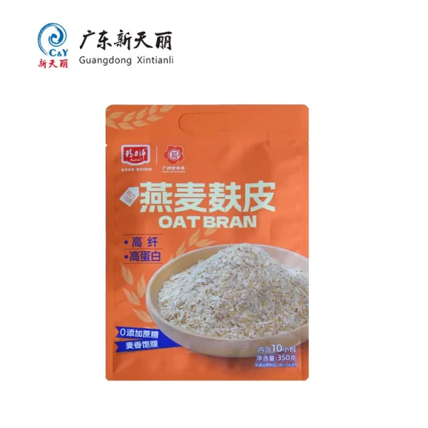 Custom Flat Bottom Stand Up Pouches Wholesale For Oatmeal-2