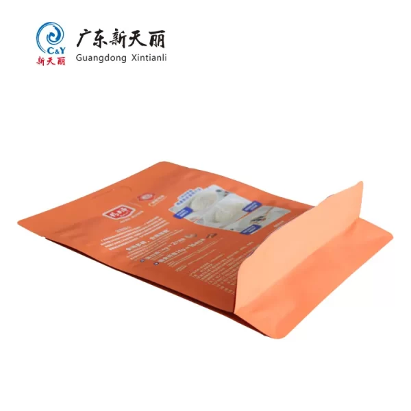 Custom Flat Bottom Stand Up Pouches Wholesale For Oatmeal-6