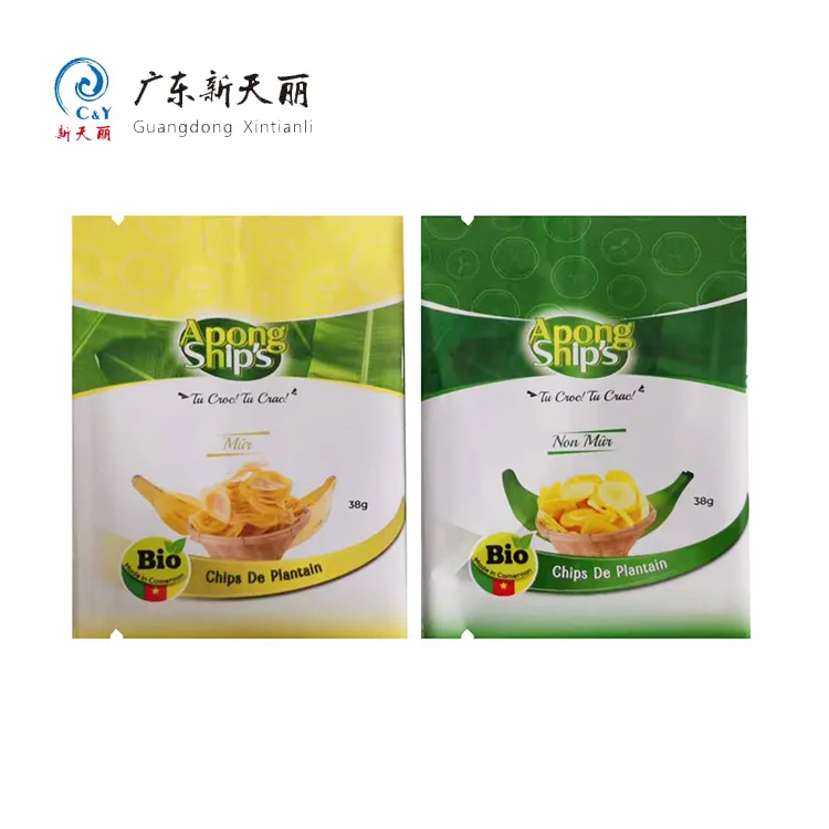 Custom Printed Flat Pouches, Back Seal Dried Fruit Packaging-4