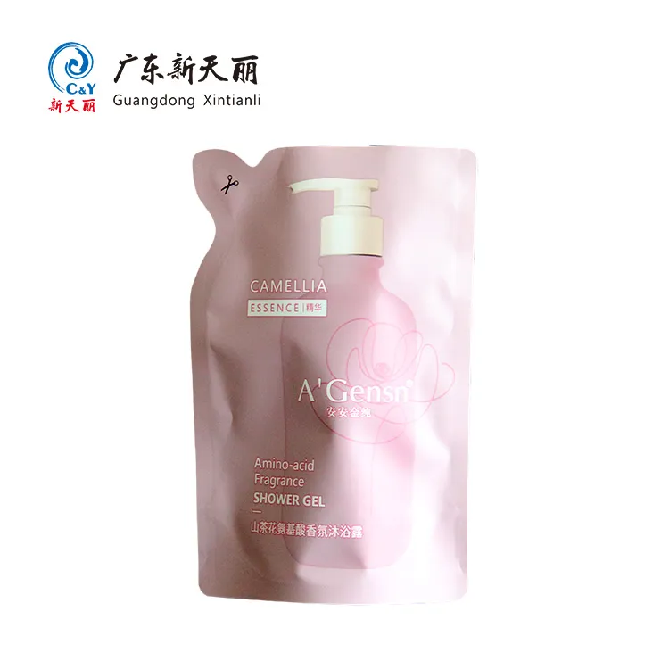 Custom Stand-up Pouches For Shampoo, Shower Gel, Refills-4