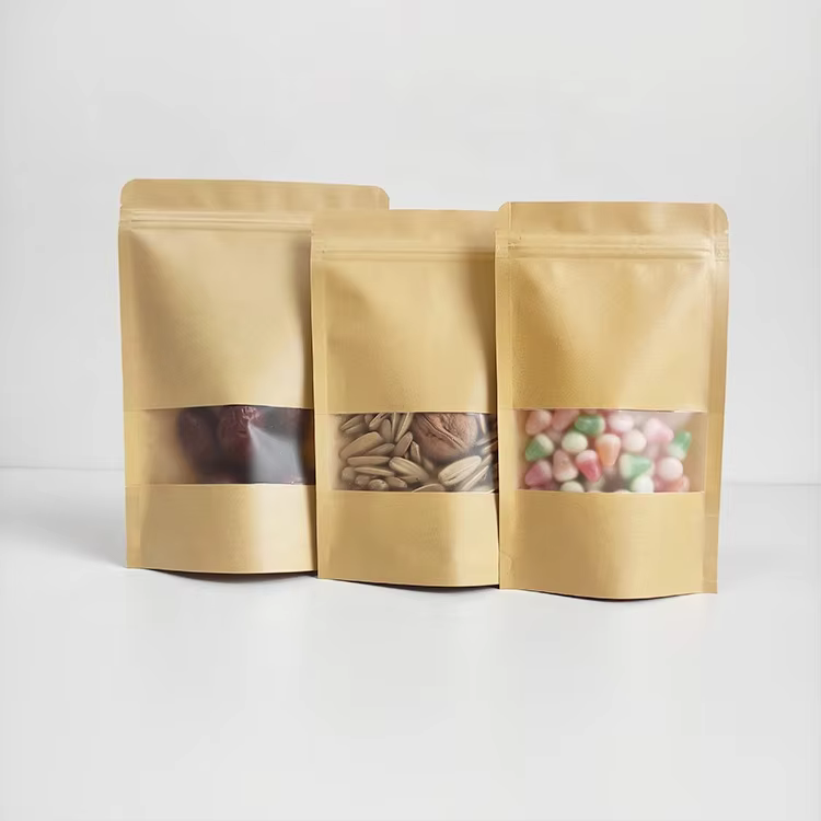 Eco-friendly custom snack packaging pouches