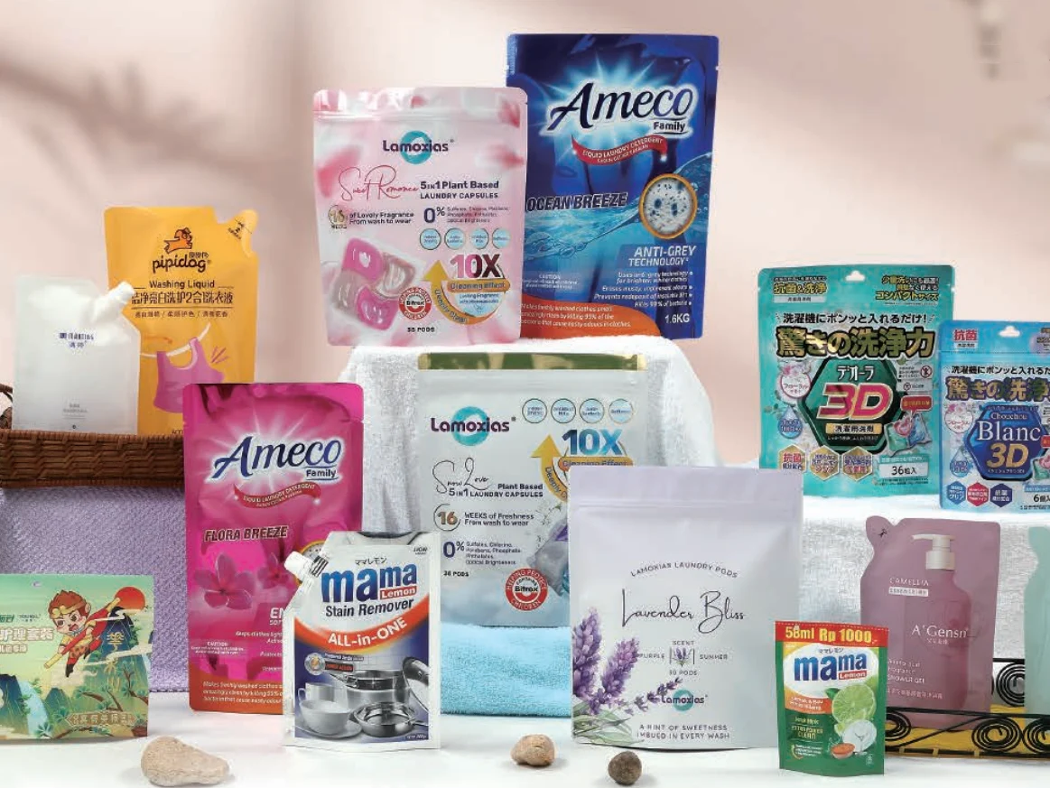 Expert Custom Detergent Packaging Pouch Manufacturer
