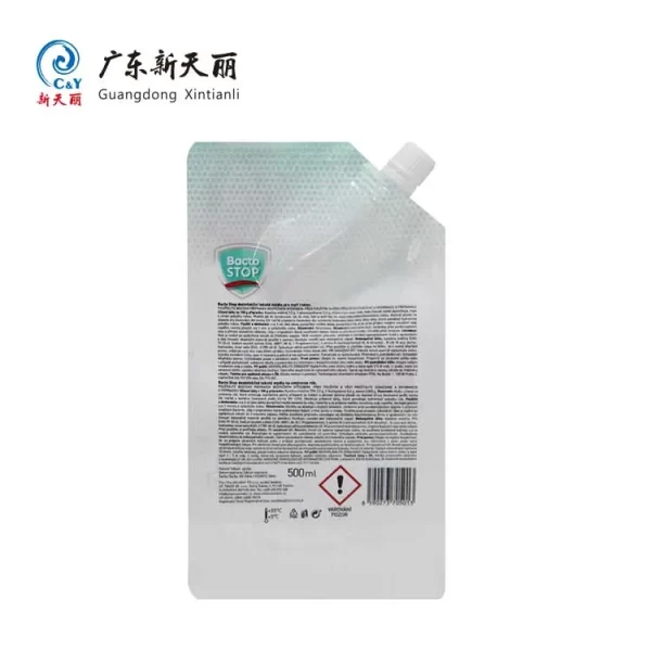 Hand Wash Spout Pouch Wholesale, Custom Liquid Soap Pouch-5