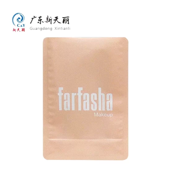 Wholesale Custom Cosmetic Packaging Flat Bottom Pouch-2