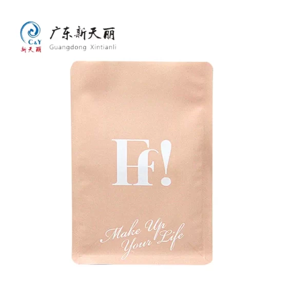 Wholesale Custom Cosmetic Packaging Flat Bottom Pouch-3