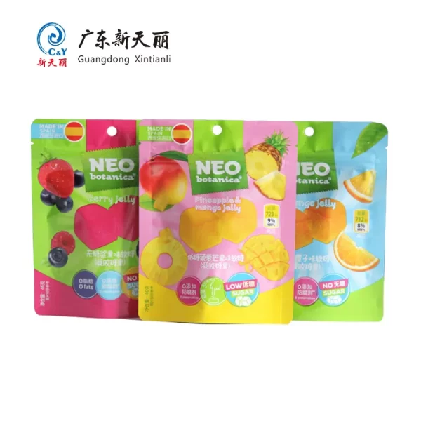 Wholesale Stand Up Pouches, Custom Candy Zipper Pouches-2
