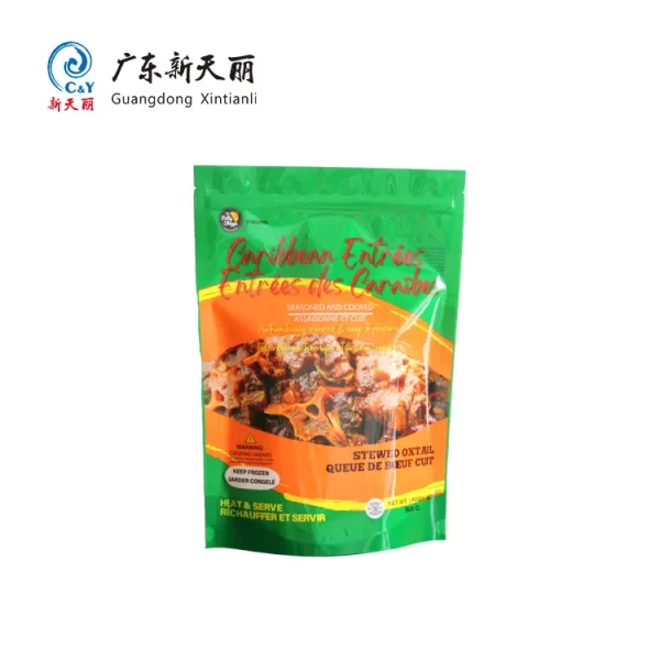 China Frozen Food Pouches Wholesale, Stand Up Zipper Pouch-6