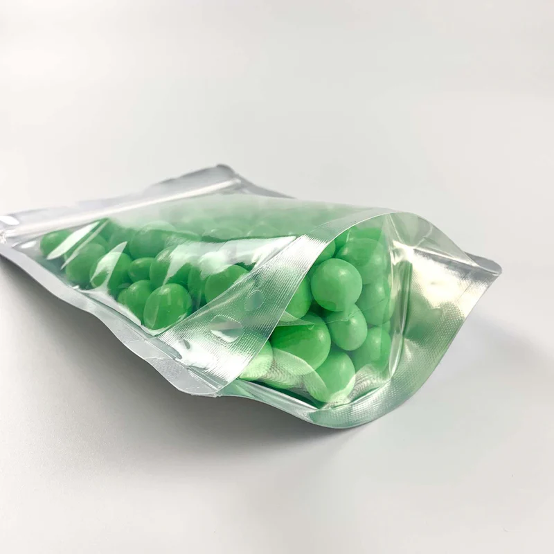 Custom Supplement & Vitamin Pouch Packaging with Clear Window