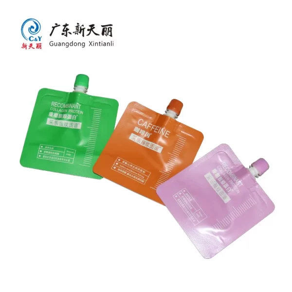 Flat Bottom Spout Pouch Wholesale, Sachet Pouch for Cream-3