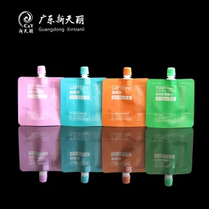 Flat Bottom Spout Pouch Wholesale, Sachet Pouch for Cream-7