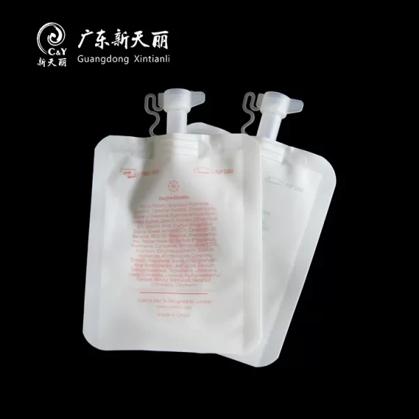 Mono-Material Wholesale Spout Pouch Packaging For Body Lotion-3