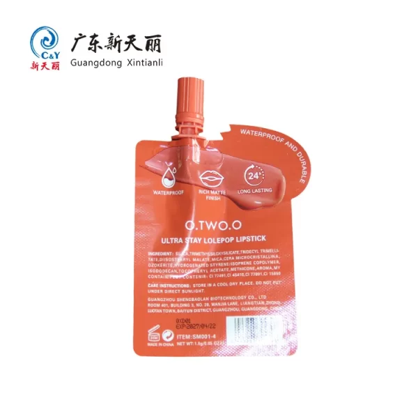 OEM Custom Shaped Pouches Wholesale With Lipstick Brush-2