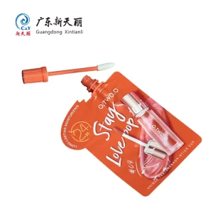OEM Custom Shaped Pouches Wholesale With Lipstick Brush-3