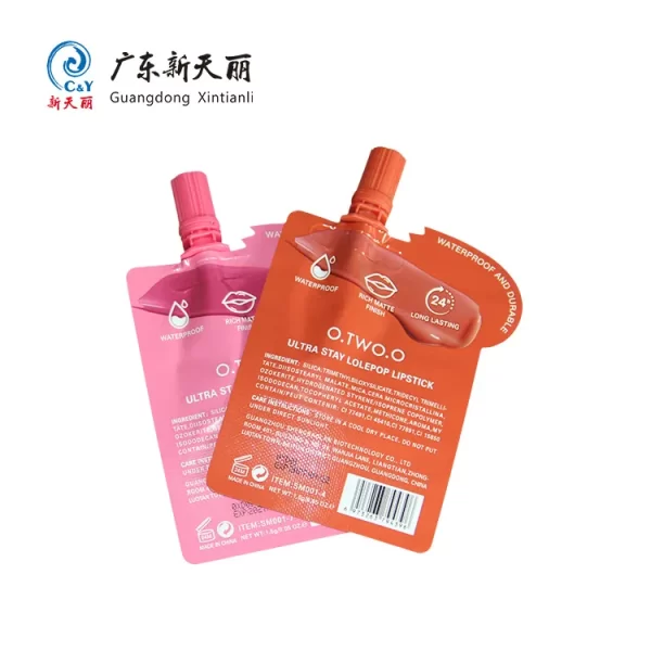 OEM Custom Shaped Pouches Wholesale With Lipstick Brush-5