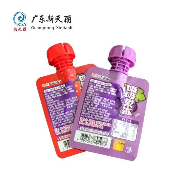 Stand Up Squeeze Pouches Wholesale For Jelly Drink & Baby Puree-2