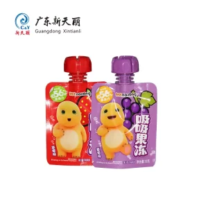 Stand Up Squeeze Pouches Wholesale For Jelly Drink & Baby Puree-4