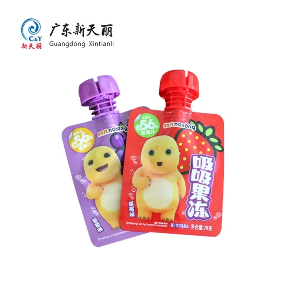 Stand Up Squeeze Pouches Wholesale For Jelly Drink & Baby Puree-5