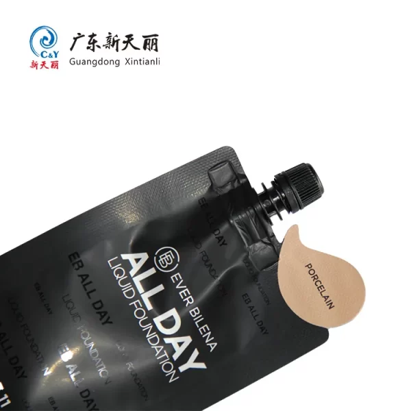 Wholesale Custom Printed Spout Pouches For Liquid Foundation-6