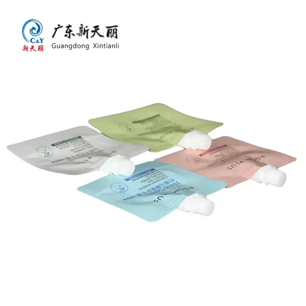 Bulk Custom Printed Stand Up Pouch With Spout for Hand Cream-4