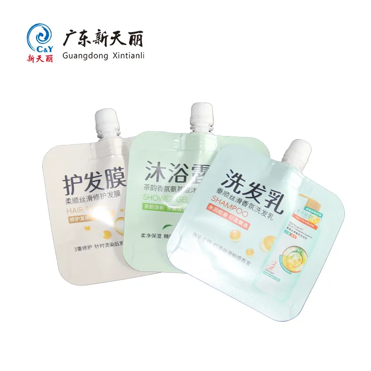 Bulk Stand Up Pouches with Spout, Travel Shampoo Packaging-1