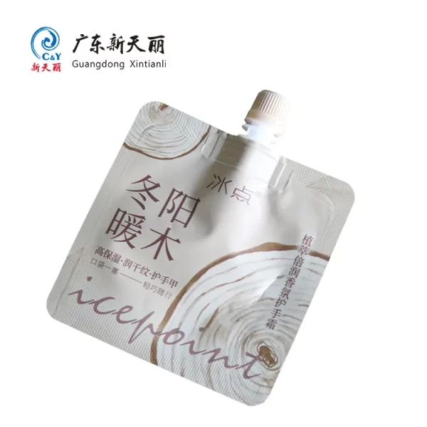 Custom Design Cosmetic Packaging, Bulk Sachet Spout Pouch-4