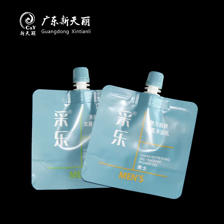 Custom Printed Cosmetic Packaging, Spout Pouch Wholesale-1