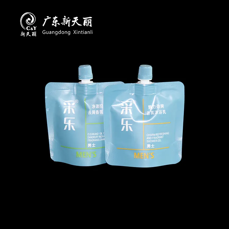Custom Printed Cosmetic Packaging, Spout Pouch Wholesale-6