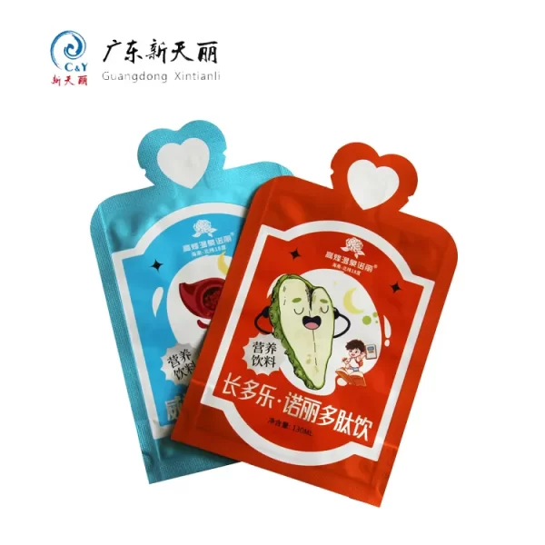 Custom Shape Stand Up Pouch Wholesale For Beverage & Snack-5