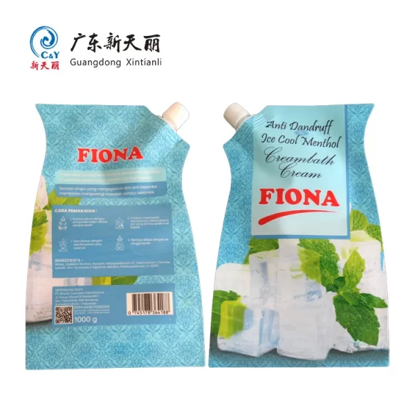 Flat Bottom Spout Pouch Customized, Shampoo Pouch Wholesale-6