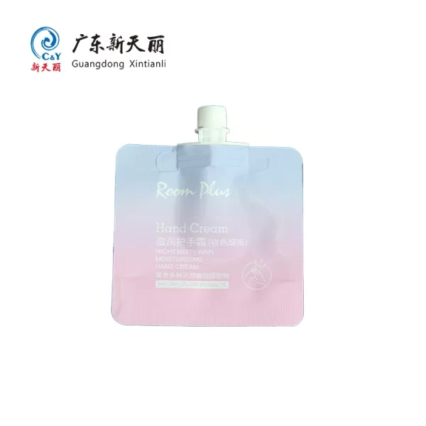 Spouted Stand Up Pouches Bulk, Custom Hand Cream Packaging-2