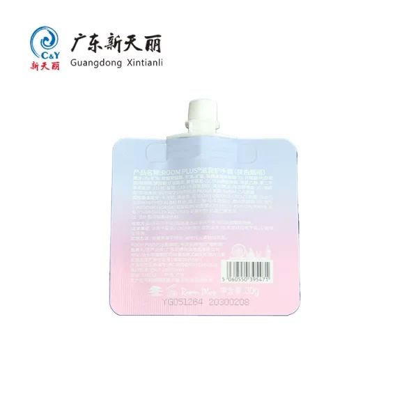 Spouted Stand Up Pouches Bulk, Custom Hand Cream Packaging-3