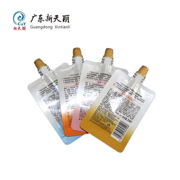 Wholesale Small Customized Stand Up Pouches for Shower Gels-3