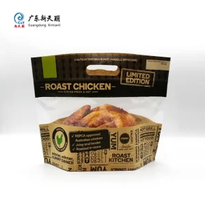 Custom Printed Food Pouches, Roast Chicken Zipper Pouches-1