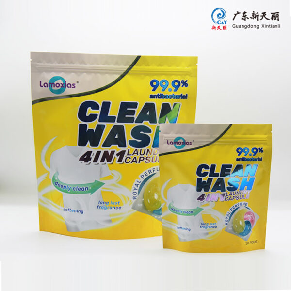 Resealable Stand Up Pouch Bags Wholesale for Laundry Pods-5