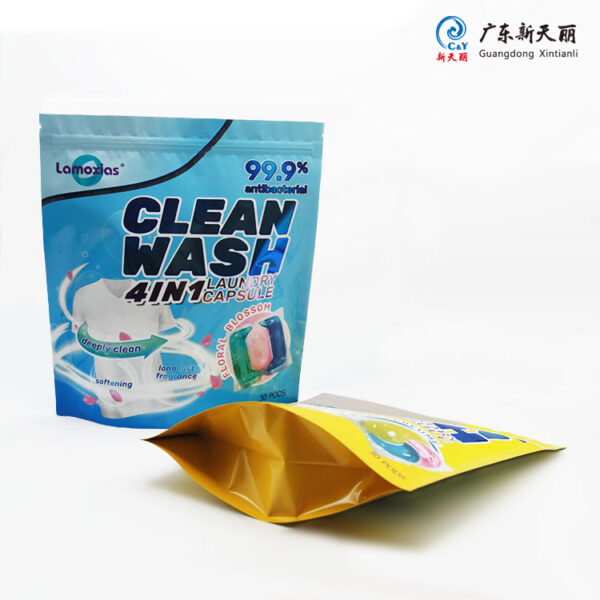 Resealable Stand Up Pouch Bags Wholesale for Laundry Pods-2