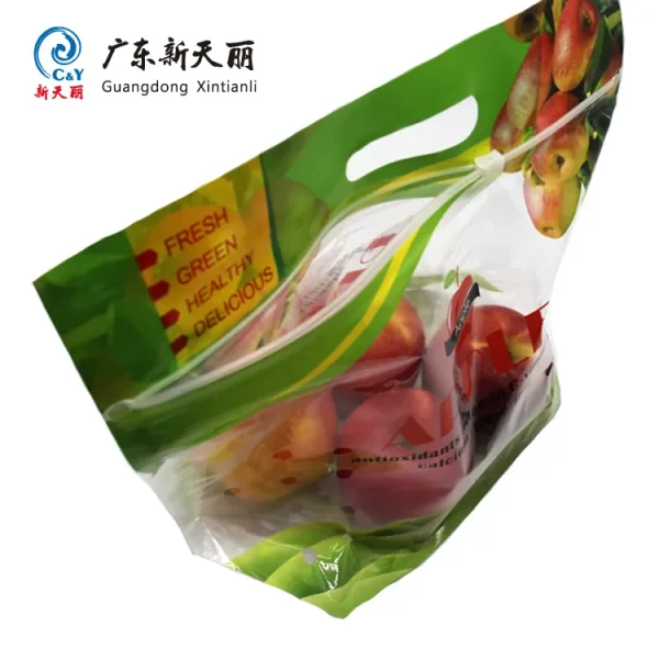 Vented Produce Bags Wholesale, Custom Fruit Packaging Pouch-2