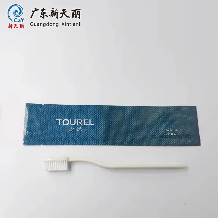 Custom Hotel Toiletries Packaging for Toothbrush & Toothpaste Kits