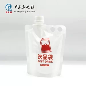 Mono-Material Custom Drink Pouches, Spout Liquid Pouch Bags-1