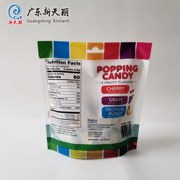 Custom Candy Packaging Bags, Snack Stand Up Pouch Wholesale-5