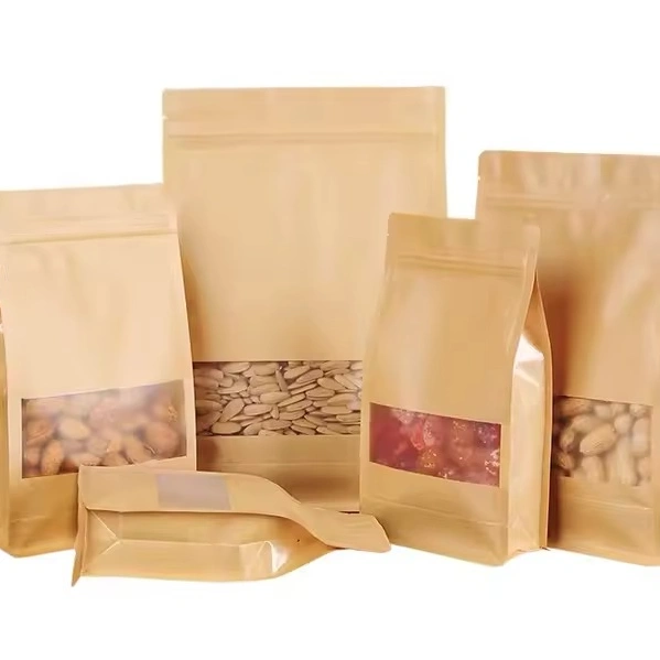 Custom Tea Pouches with Clear Window