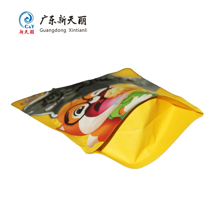 Stand Up Zip Pouches Wholesale, Custom Oatmeal Packaging Bag-5