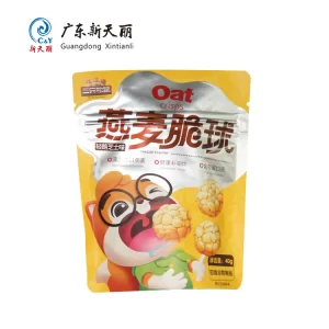 Stand Up Zip Pouches Wholesale, Custom Oatmeal Packaging Bag-1